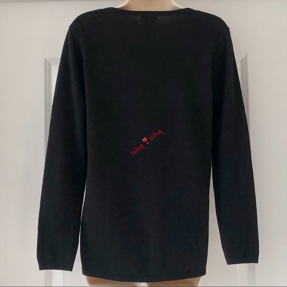 Old Navy V-neck Long Sleeve Cotton Hi Lo Sweater S - Picture 2 of 7